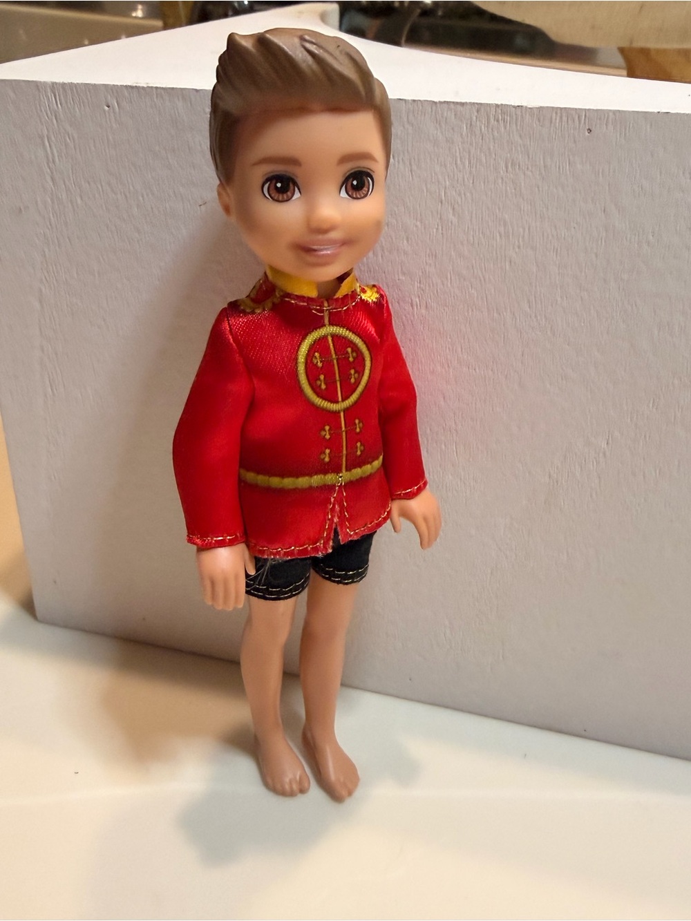 Mattel Red Doll Jacket with Gold Trim